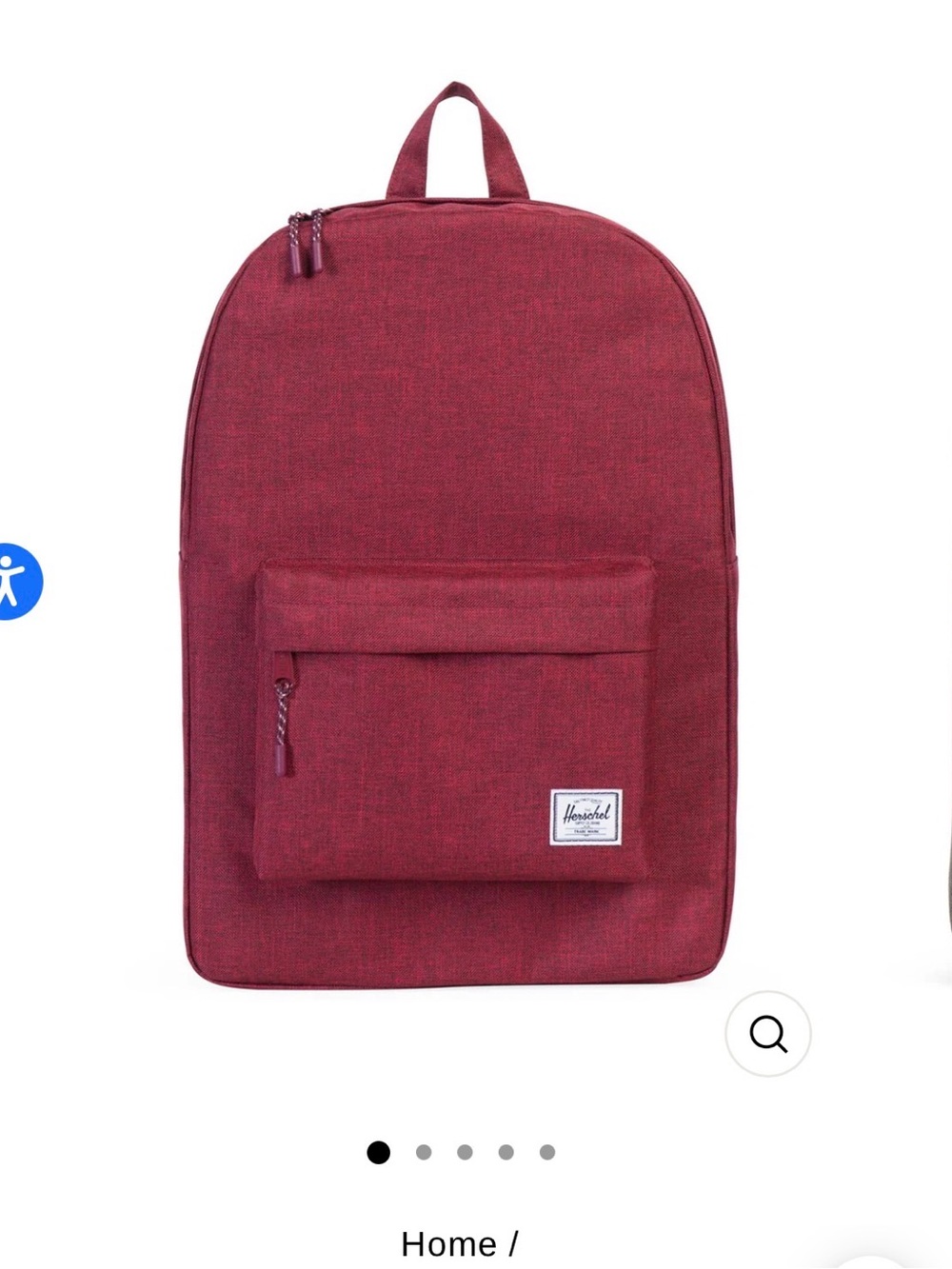 Herschel Supply Company Heritage Backpack in Maroon